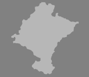 Mapa franjas en Navarra