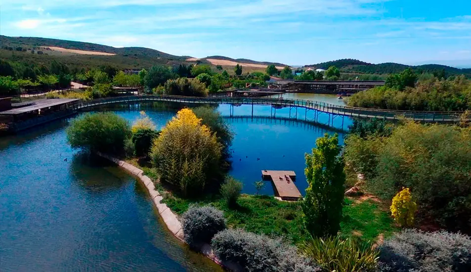 Aerial view of Sendaviva Park